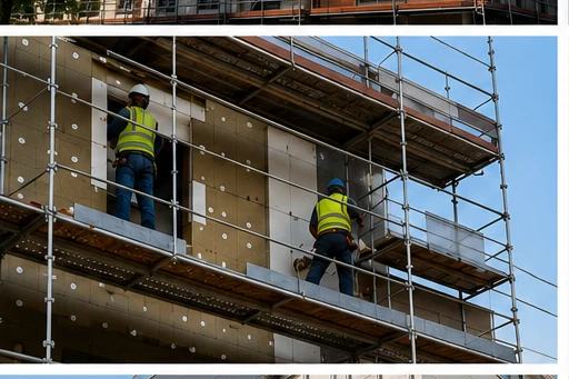 Rehabilitación de fachada en comunidad de propietarios en Vitoria-Gasteiz