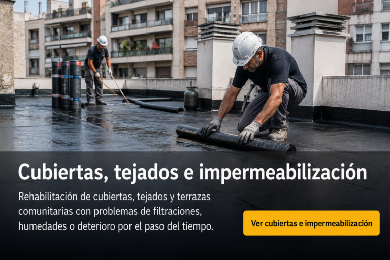 Aislamiento de cubierta comunitaria en Vitoria-Gasteiz