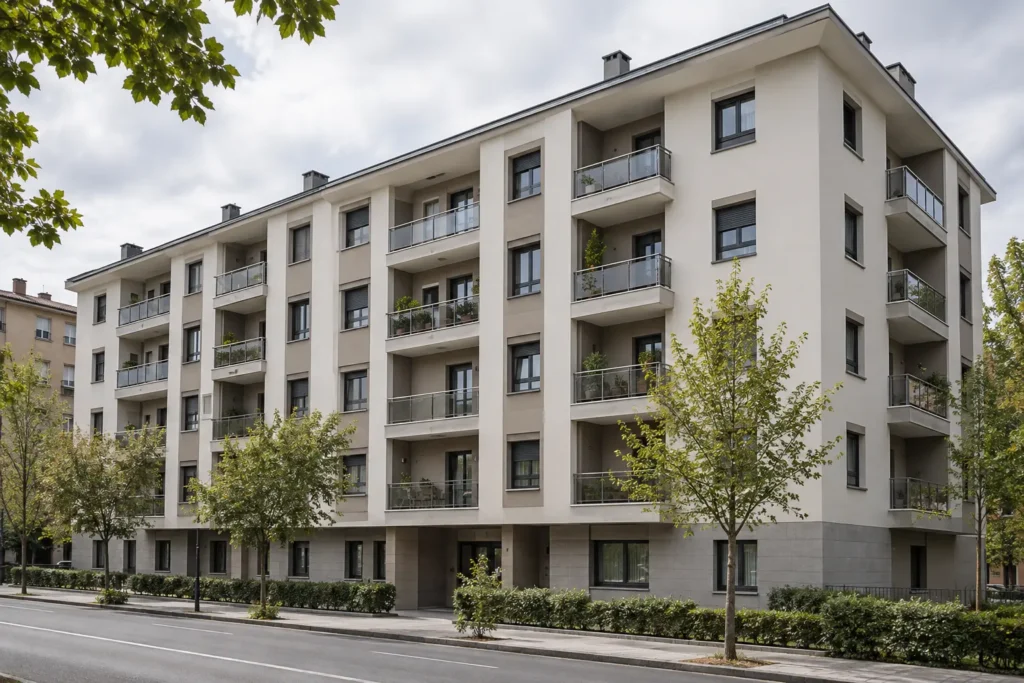 Propuesta de rehabilitación de fachada con aislamiento SATE para comunidades en Vitoria-Gasteiz
